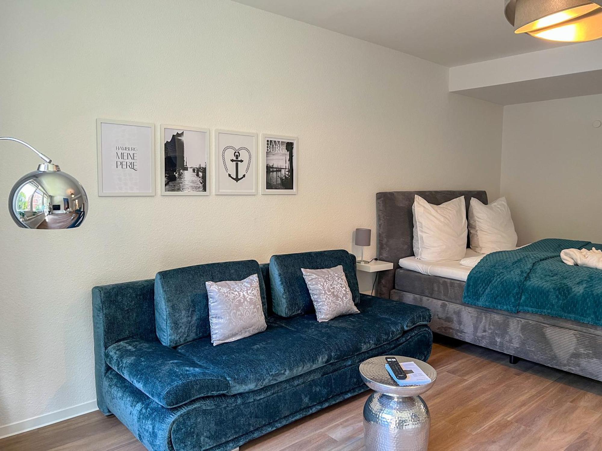 Ankerherz Appartements Bei Blankenese Хамбург Стая снимка